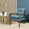 Modern Single Sofa Chair With Thick Padded Seat And Backrest Comfortable Accent Armchair With Solid 5