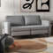 Modern Loveseat Sofa with Side Storage Pocket, Compact & Stylish Couch