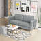 Modern Loveseat Sofa with Side Storage Pocket, Compact & Stylish Couch