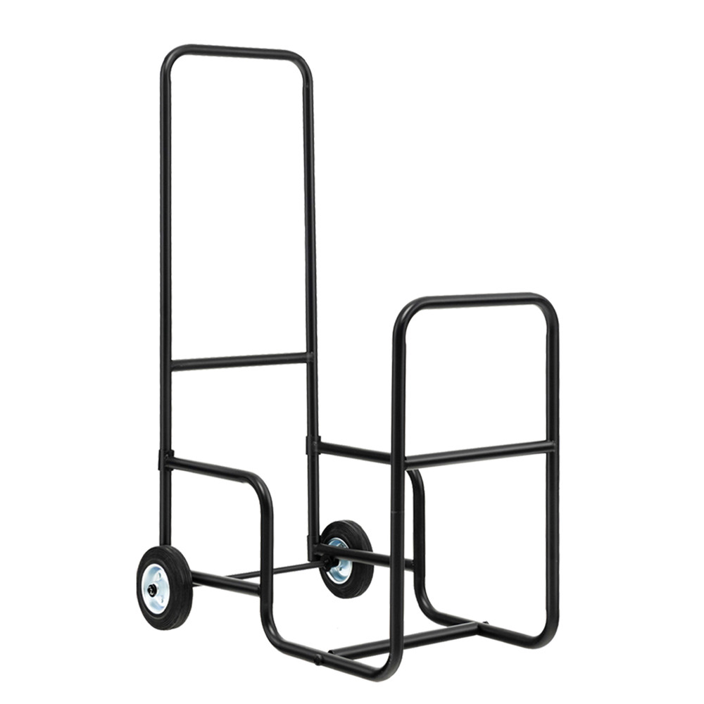 Firewood Carrier Cart With AntiSlip Handle  Durable Wheels For Easy Transport 4