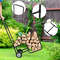 Firewood Carrier Cart With AntiSlip Handle  Durable Wheels For Easy Transport 7