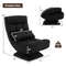 5-Level Adjustable 360° Swivel Floor Chair with Massage Pillow, Ergonomic & Foldable