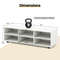 TV Stand for 55 Inch TVs, Engineered Wood Media Console with Adjustable Shelves