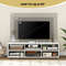 TV Stand for 55 Inch TVs, Engineered Wood Media Console with Adjustable Shelves