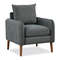 Modern Sofa Chair with Removable Back & Seat Cushions Fabric Upholstered Comfort