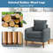 Modern Sofa Chair with Removable Back & Seat Cushions Fabric Upholstered Comfort