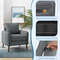 Modern Sofa Chair with Removable Back & Seat Cushions Fabric Upholstered Comfort
