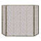 3 Panel Metal Foldable Fireplace Screen with Durable Metal Mesh Adjustable & Stylish