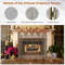 3 Panel Metal Foldable Fireplace Screen with Durable Metal Mesh Adjustable & Stylish