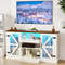 59 Inches Media Console Table with 3-Level Shelves, LED Lights & 22 Dynamic Modes, Modern TV Stand