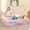 Soft Washable Kids Play Couch 2Seater With Flannel Cover Durable Easy Clean 1
