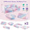 Glow-in-the-Dark Modular Kids Play Couch, 10-Piece Sectional Sofa Set
