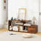 60 Inch Entertainment Center TV Stand with Power Outlet, USB & Type-C Ports, Storage Cabinet & Shelves for TVs up to 55"