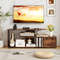 60 Inch Entertainment Center TV Stand with Power Outlet, USB & Type-C Ports, Storage Cabinet & Shelves for TVs up to 55"