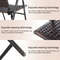 Set of 4 Rattan Folding Chairs Outdoor Indoor Wicker Patio Lawn Furniture, Portable, Lightweight & Weather Resistant