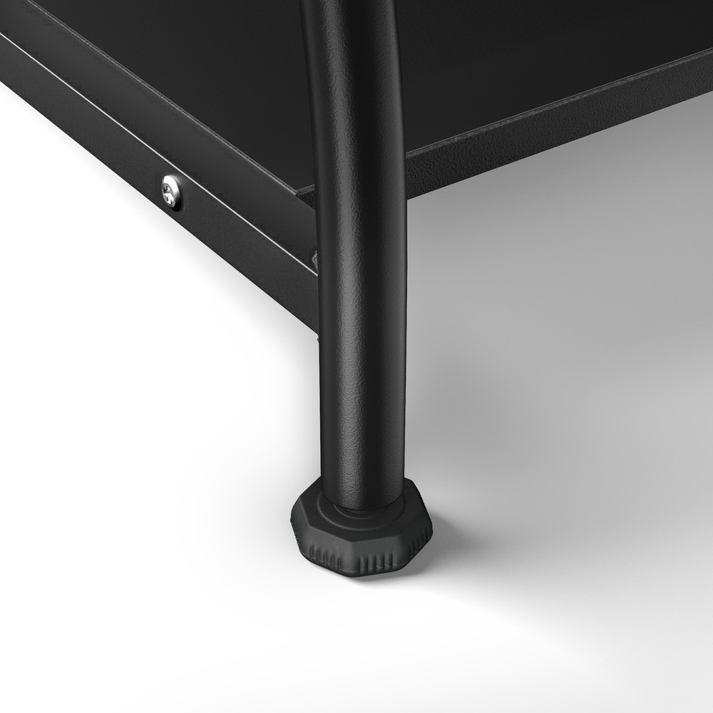 27.5 Inch Laptop Table Computer Desk for Small Spaces with Pull-out Keyboard Tray & Storage Shelf, Compact Home Office
