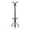 Vintage Metal Coat Hat Tree Stand Clothes Hanger with Umbrella Holder, Freestanding Entryway Rack with 2-Tier Hook