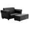 Kid Double Couch Lounge Sofa with Ottoman, 2-Seater Toddler Chair for Reading, Playroom, Nap Time, Birthday Gift