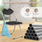 Portable UShape Folding Chairs With Hollow Handle Comfortable Foldable Dining Chairs For Easy Carry 2
