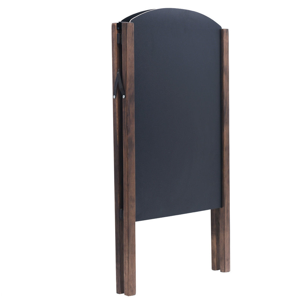 40 Inch Wood A-Frame Sidewalk Wedding Signage Chalkboard – Double-Sided Durable Sign for Events & Advertising