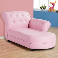 armrest relax chaise lounge kids sofa,lightweight, durable & easy-to-clean toddler chair for playroom & living room