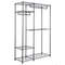 Portable Steel Closet Hanger Storage Rack Organizer, Heavy-Duty Adjustable Wardrobe Shelving for Clothes & Shoes