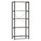 5-Tier Industrial Bookshelf – Heavy-Duty Metal Storage Rack for Home & Office Display