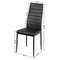 Set Of 6 High Back Dining Chairs Modern Comfort For Your Dining Room 3