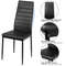 Set Of 6 High Back Dining Chairs Modern Comfort For Your Dining Room 2