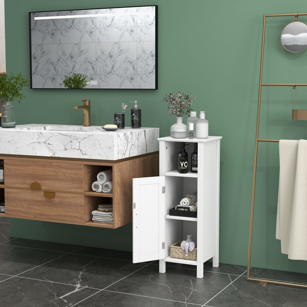 2Tier Bathroom Storage Organizer With Cabinet SpaceSaving Design 0