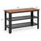 Brown Industrial Shoe Bench Shoe Rack With Storage Shelves For Entryway Hallway Mudroom And Closet  3