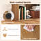 Modern LShaped Bookshelf Stair Step Bookcase With Open Display Cubes For Home Office  Bedroom Stora 4