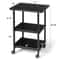 3-Tier Adjustable Printer Stand with 360-Degree Swivel Casters – Mobile & Sturdy Office Cart