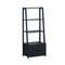 4-Tier Ladder Bookshelf Storage Display with 2 Drawers, Modern Freestanding Bookcase for Living Room, Office, Bedroom