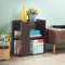 3-Tier End Table with Open Storage Shelves and Foot Pads, Modern Wood Side Table for Living Room, Bedroom, Small Spaces