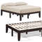 Full Size Rubber Wood Platform Bed Frame With Strong Wood Slat Support And UnderBed Storage 7