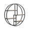 Circular Hanging Storage Shelf WallMounted 4Tier Rack For SpaceSaving Organization 3