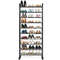 Metal Frame 10-Tier Shoe Rack, Free Standing Shoe Storage Shelf for Home & Office