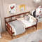 Modern Twin Size Daybed Frame with Wooden Slats Support, Sturdy Pine Wood Design