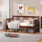 Modern Twin Size Daybed Frame with Wooden Slats Support, Sturdy Pine Wood Design