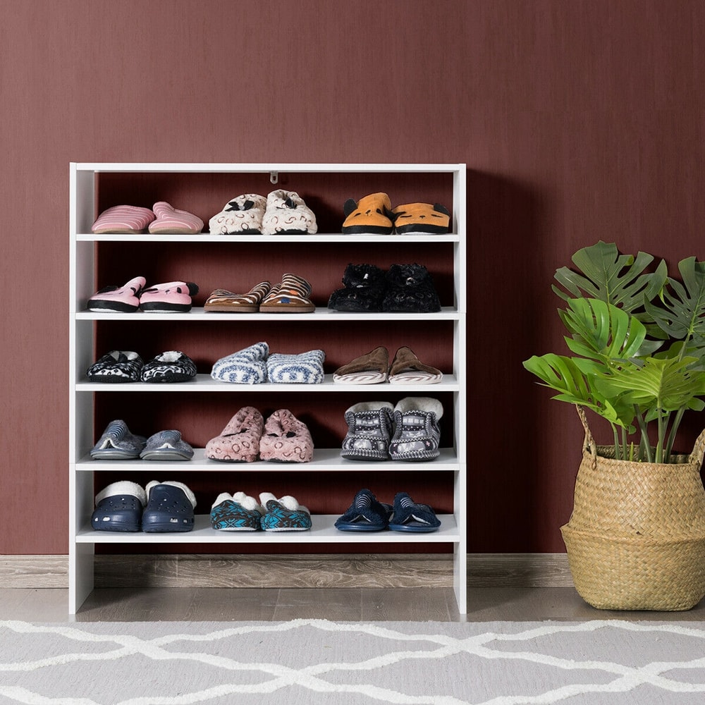 Stackable Wood Shoe Rack For Entryway Hallway MultiTier Shoe Organizer Shelf For SpaceSaving Stora 2