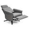 Swivel Massage Recliner Single Sofa with Adjustable Headrest – 360 Rotating & Vibrating Lounge Chair