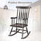 Premium Solid Wood Rocking Chair for Garden & Patio, Durable & Comfortable Outdoor Rocker
