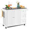 2Door Kitchen Island With Stainless Steel Top  Drawers  Large Storage Cabinet For Modern Kitchens 2
