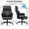 PU Leather Massage Office Chair Thick Foam Cushion Vibration  Height Adjustable 5