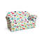 Double Kids Dinosaur Sofa Children Armrest Couch, Soft Velvet Toddler Chair with Backrest, Lightweight, ASTM Certified