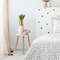 Round Coffee Table 16 Diameter Minimalist Modern Side Table with Beech Wood Legs, Perfect for Apartments & Home Decor