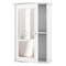 Bathroom Wall Cabinet with Single Mirror Door Adjustable Shelf, Space-Saving Storage