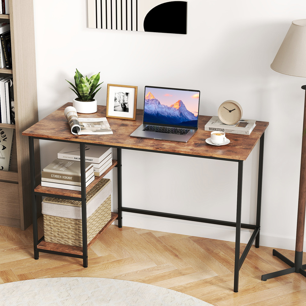 Modern 4755Inch Computer Desk Adjustable Shelf  Spacious Workstation For Study Or Office 0