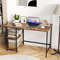 Modern 4755Inch Computer Desk Adjustable Shelf  Spacious Workstation For Study Or Office 0